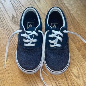 Vans toddler boys blue sneakers - size 9